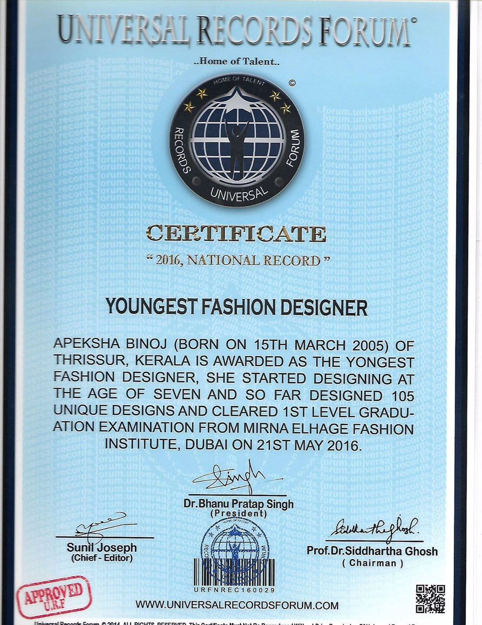 UNIVERSAL RECORD FORUM 